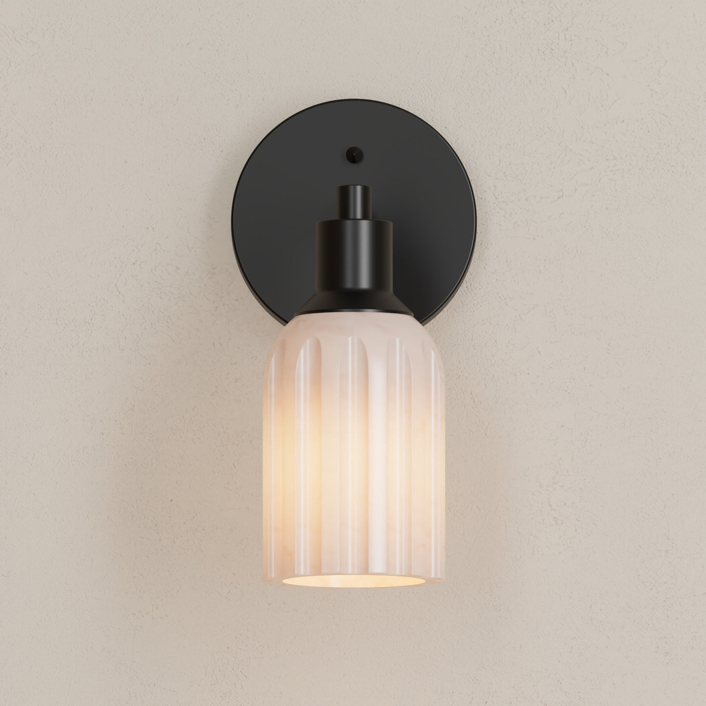 Bisbee - Alabaster Single Light Sconce