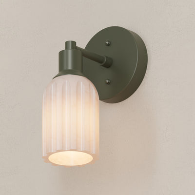 Bisbee - Alabaster Single Light Sconce