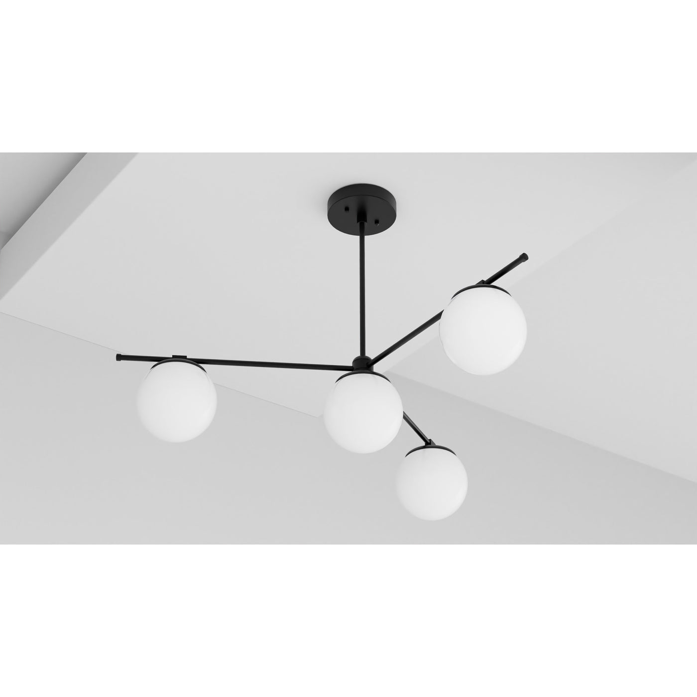 Missoula - Modern Glass Globe 4 Light Chandelier