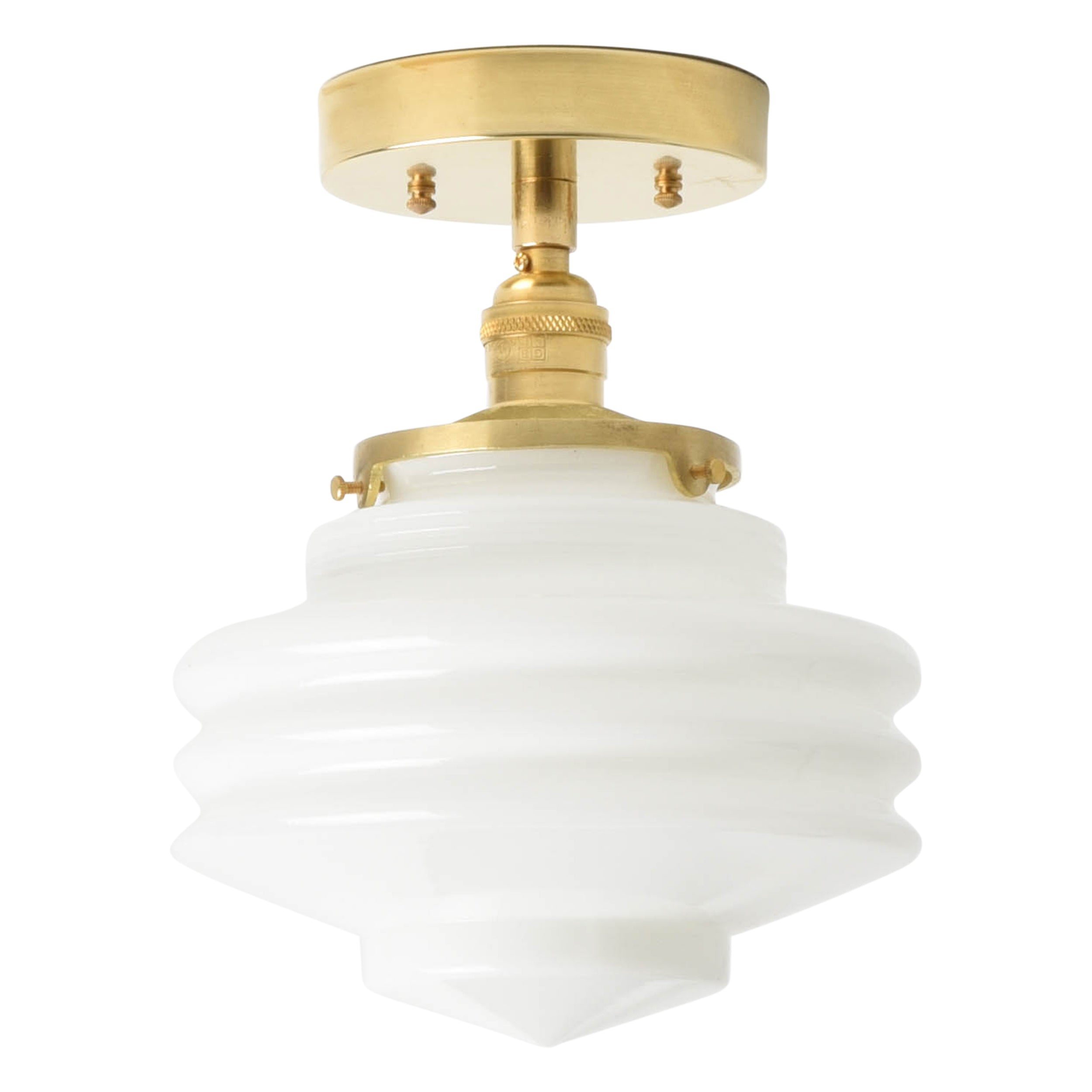 Pomona Semi Flush, Handcrafted Industrial Semi Flush, 8